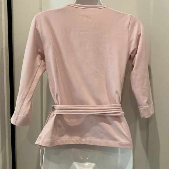 Vintage Pink Puma ballet wrap top - Picture 3 of 4